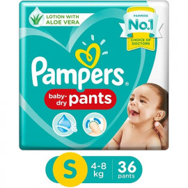 PAMPERS BABY DRY PANTS (S) 36PAD
